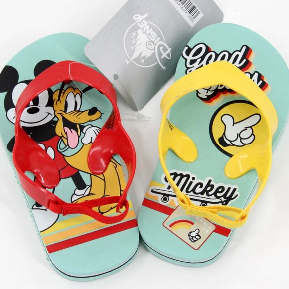 Mickey Mouse Flip Flops for Baby Boy - Picture 1 of 6